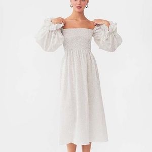 Sleeper Atlanta Micro Polka Dot Dress